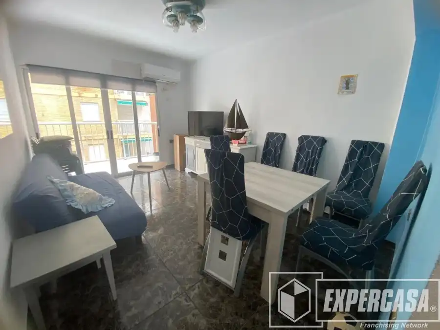 Living room of Apartments for sale in Sueca  with Air Conditioner, Terrace and Furnished