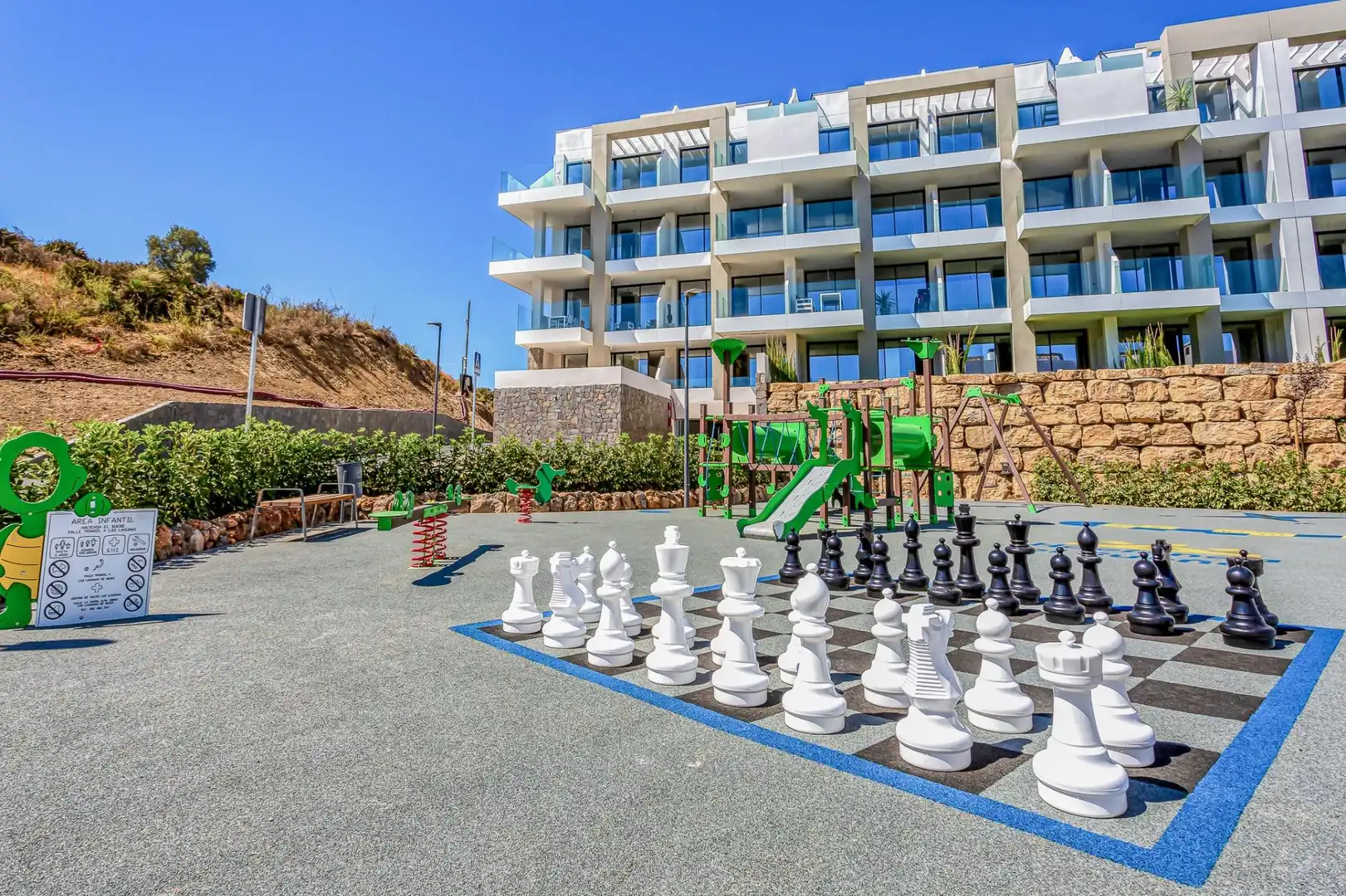 Terrassa de Apartament en venda en Mijas amb Aire condicionat, Calefacció i Jardí privat