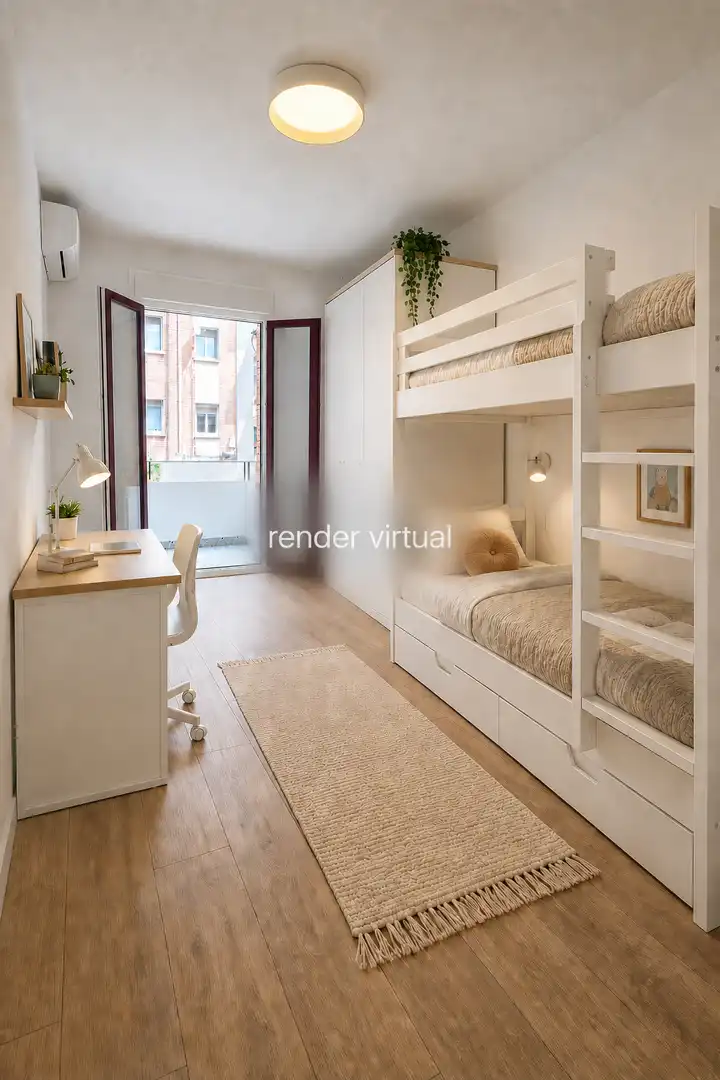 Bedroom of Flat for sale in  Logroño  with Air Conditioner, Heating and Terrace