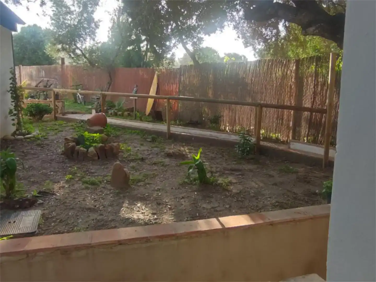 Jardín de Piso de alquiler en Tarifa con Aire acondicionado, Jardín privado y Amueblado