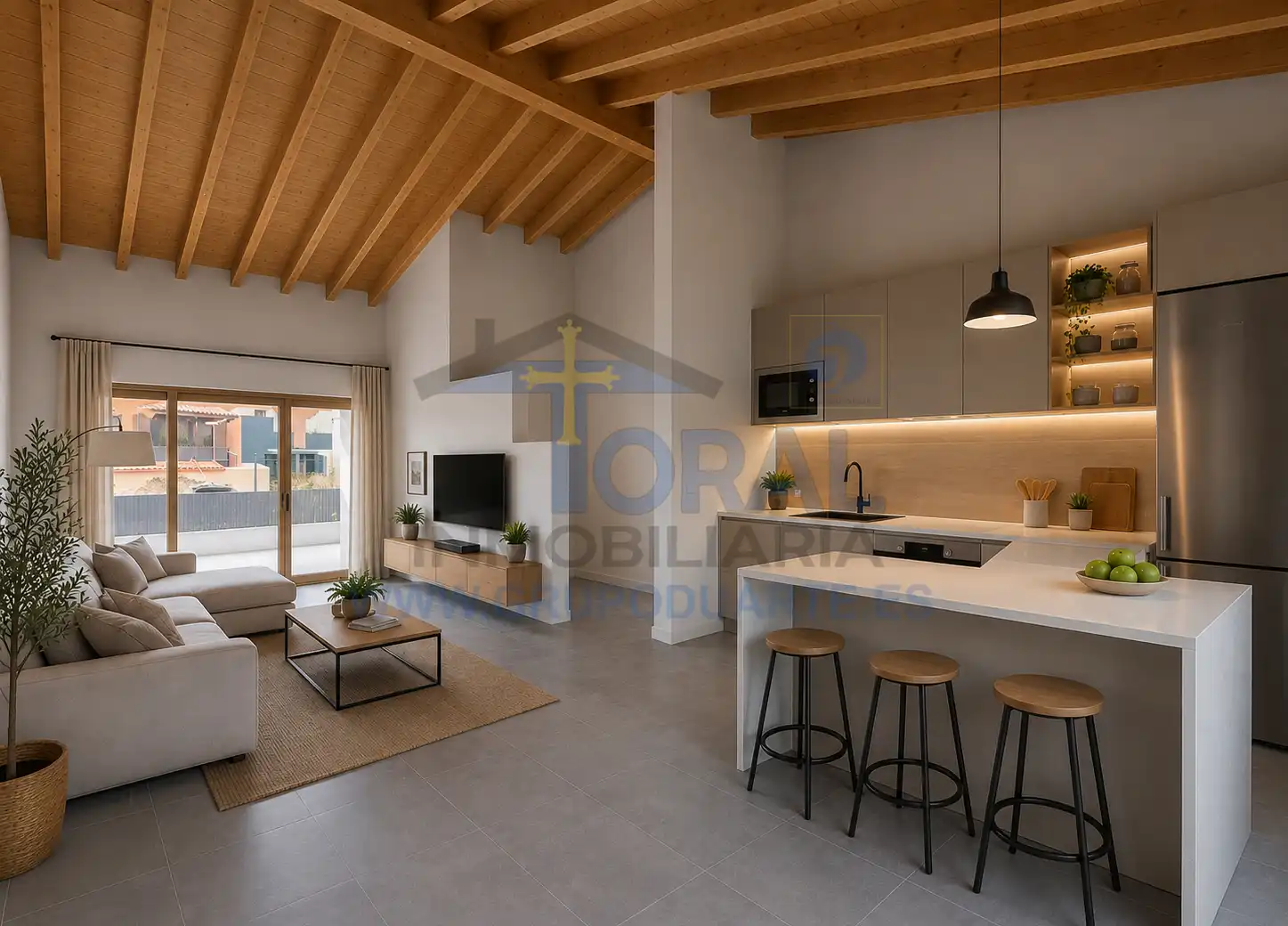 Sala de estar de Casa o chalet en venta en Gijón  con Calefacción, Jardín privado y Terraza