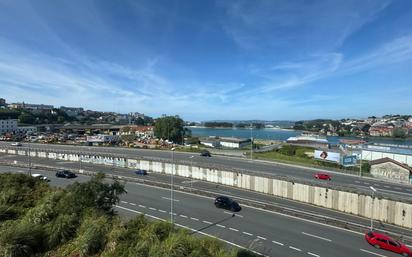 Exterior view of Flat for sale in A Coruña Capital   with Heating, Private garden and Storage room