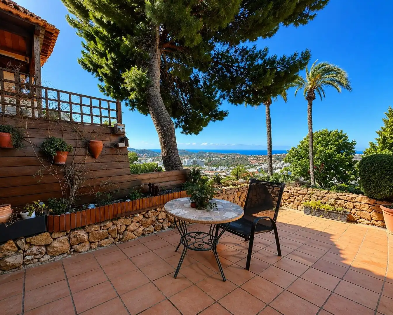 Terrassa de Casa adosada en venda en Finestrat amb Jardí privat, Terrassa i Moblat