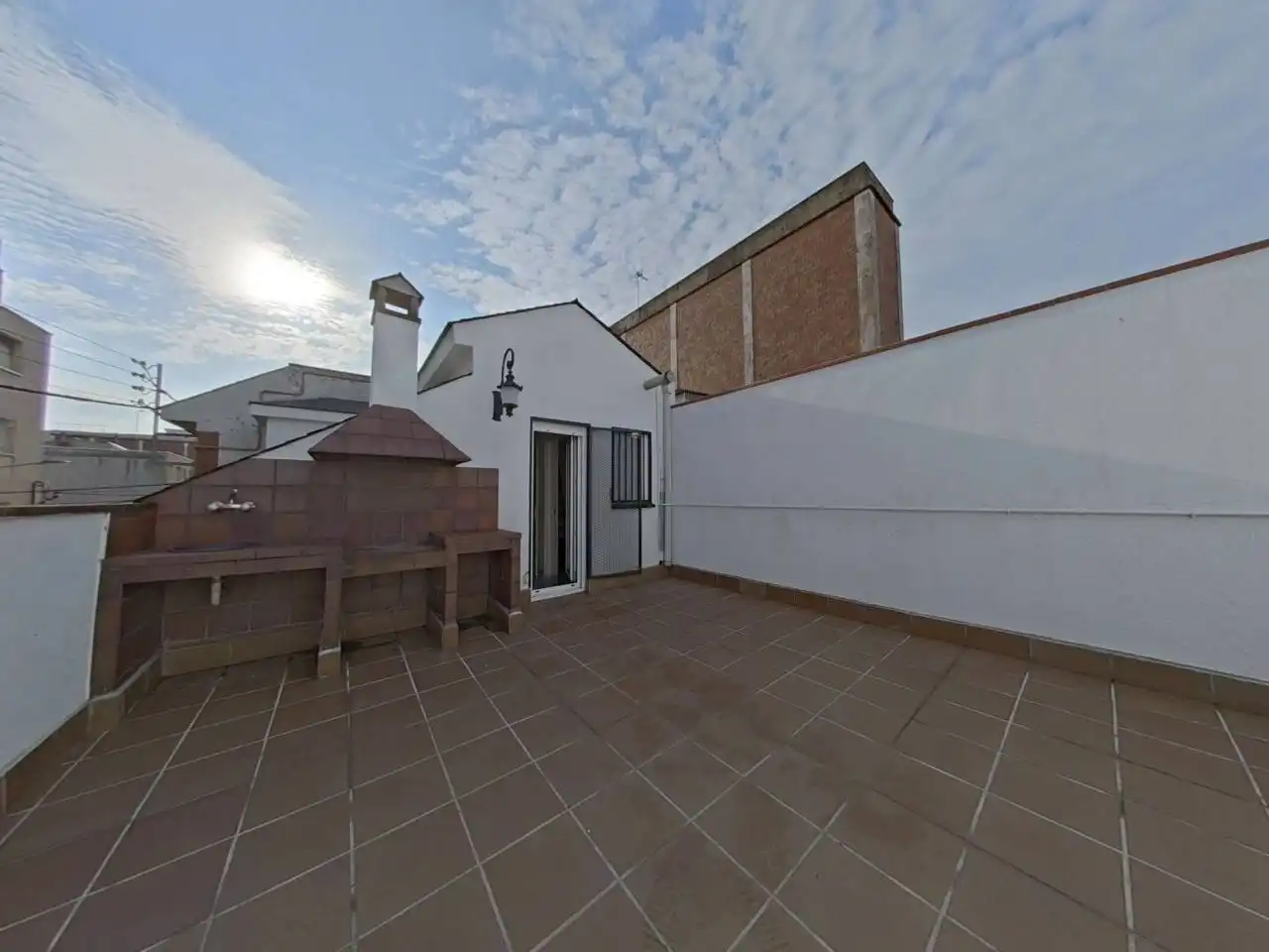Terrassa de Casa adosada en venda en Centre