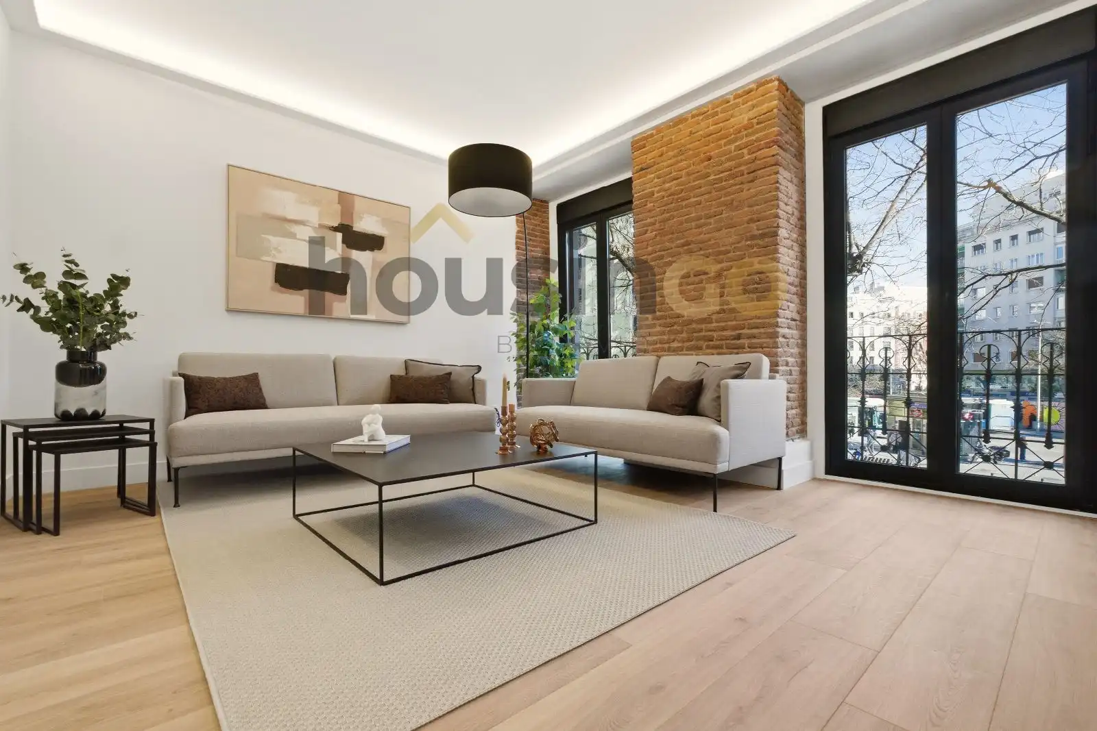 Sala d'estar de Pis en venda en Madrid amb Aire condicionat, Calefacció i Terrassa