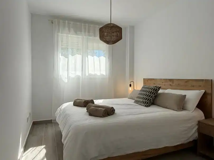 Bedroom of Flat for rent in Tarifa  with Air Conditioner, Furnished and Balcony