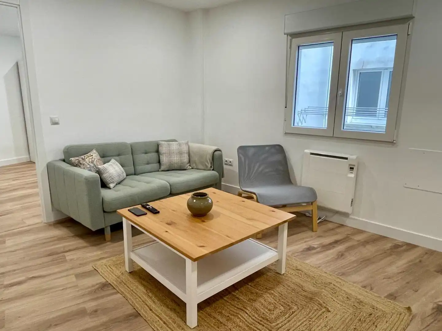 Sala de estar de Piso de alquiler en Oviedo  con Amueblado