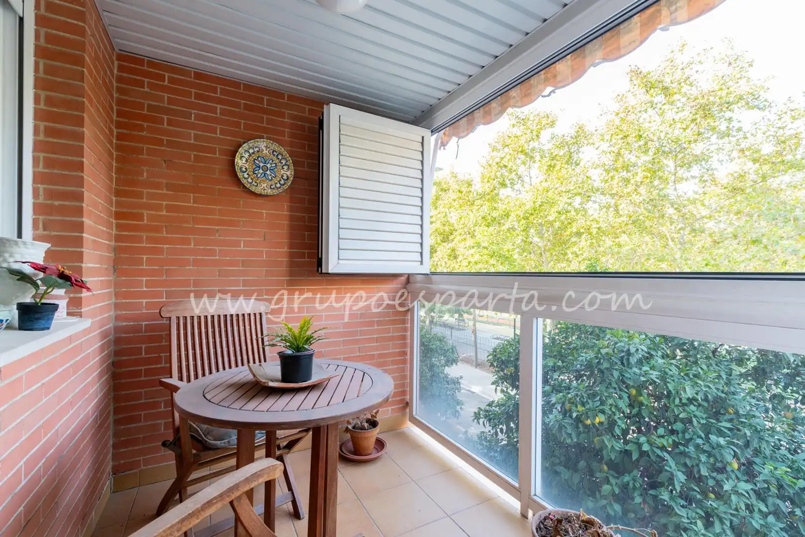 Balcony of Flat for sale in Sevilla  with Air Conditioner and Terrace