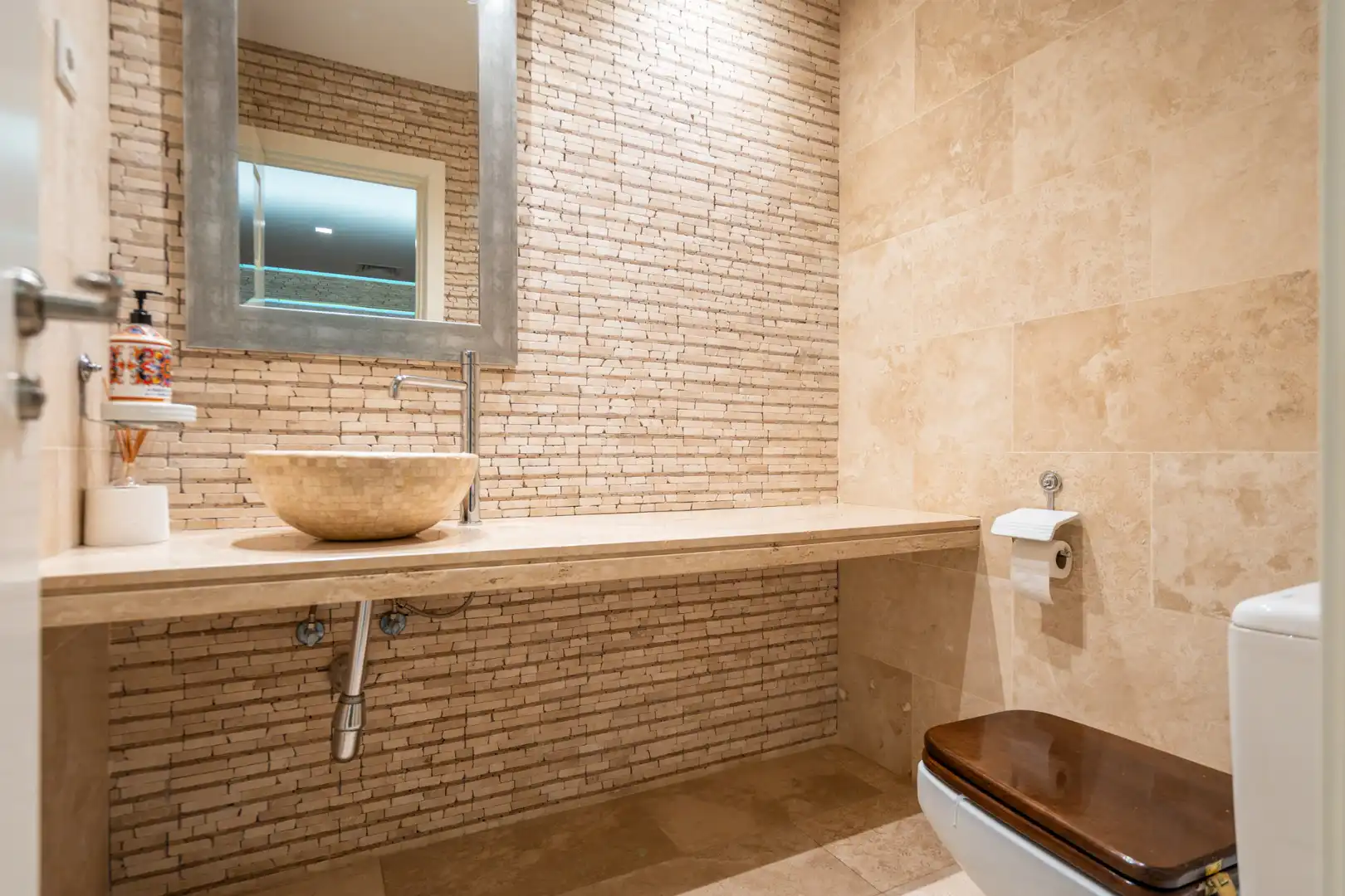 Baño de Casa o chalet en venta en Las Rozas de Madrid con Aire acondicionado, Jardín privado y Terraza