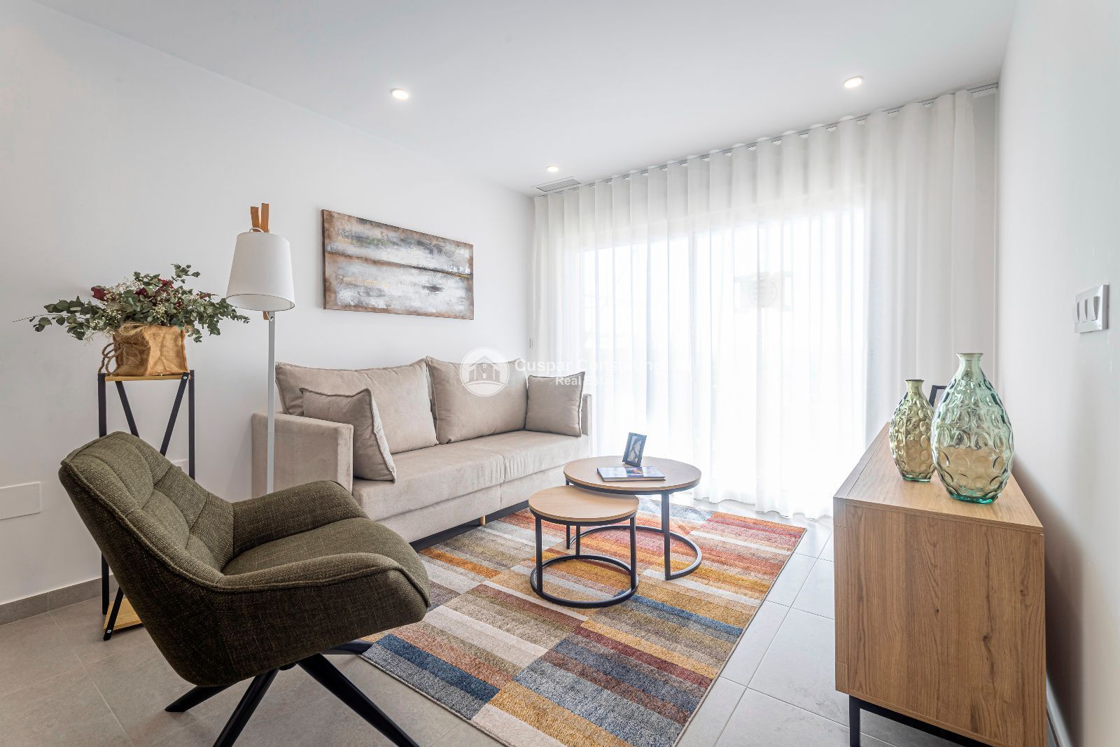 Sala d'estar de Apartament en venda en La Manga del Mar Menor amb Aire condicionat, Calefacció i Terrassa