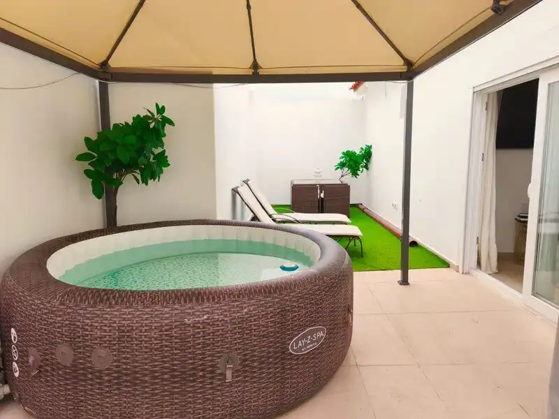 Terrassa de Finca rústica en venda en Moya (Las Palmas) amb Aire condicionat, Jardí privat i Terrassa