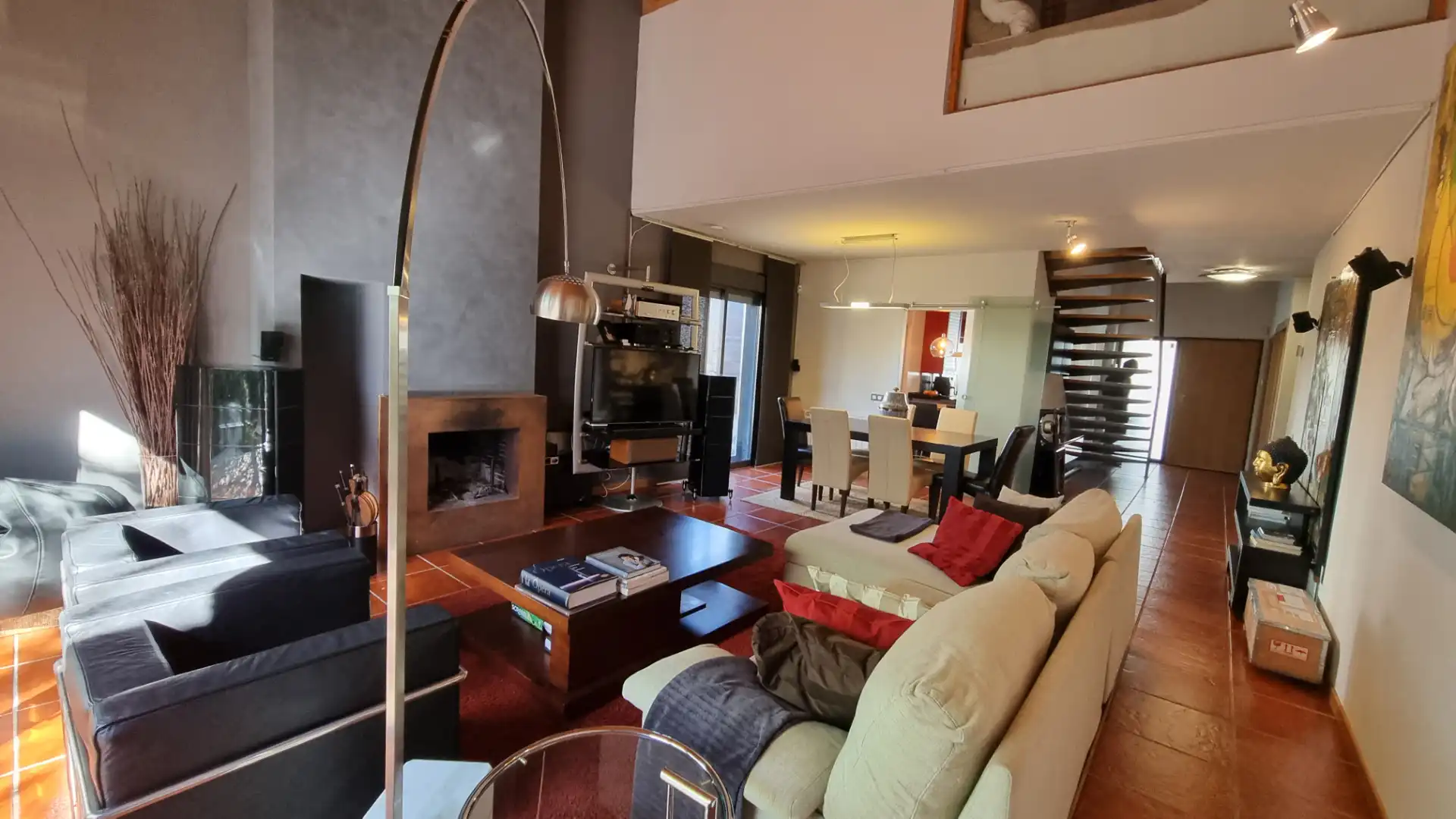 Living room of Houses for sale in Moralzarzal  with Heating, Private garden and Storage room