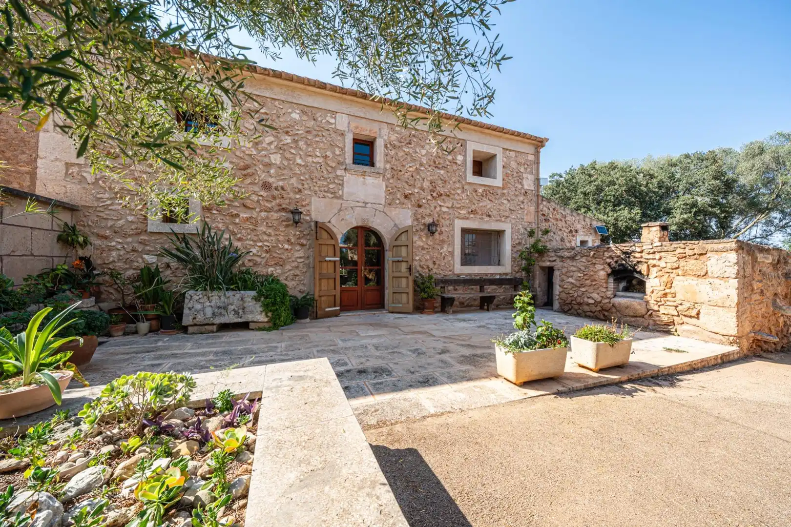 Vista exterior de Casa adosada en venta en Campos con Aire acondicionado, Calefacción y Jardín privado