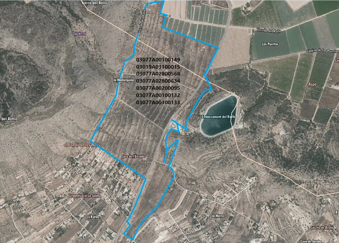 Land for sale in Aspe