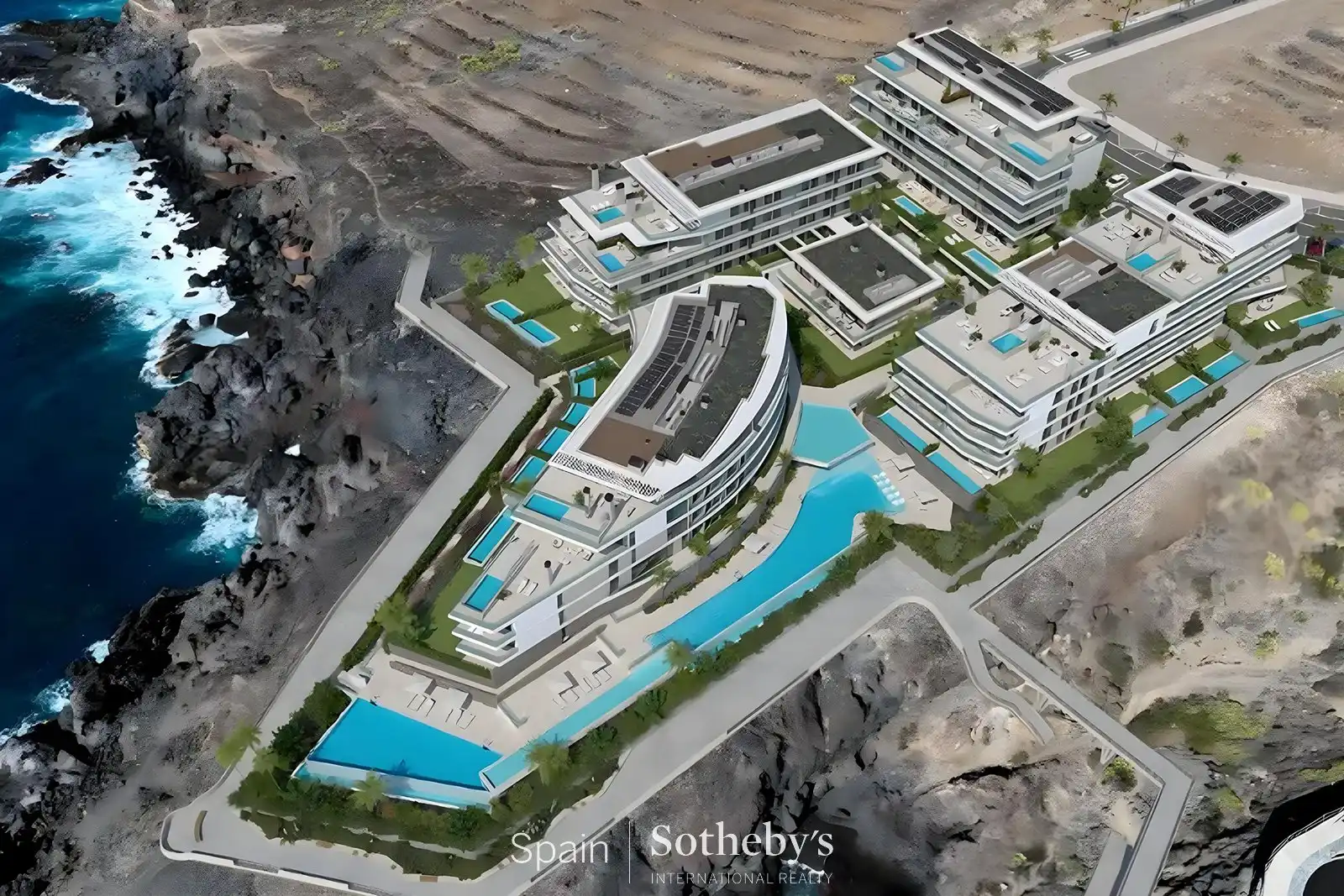 Piscina de Apartament en venda en Adeje amb Aire condicionat, Jardí privat i Terrassa