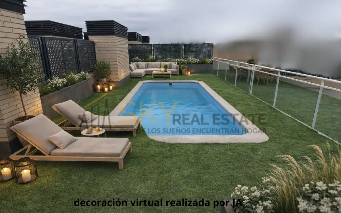 Piscina de Pis en venda en  Valencia Capital amb Aire condicionat, Calefacció i Terrassa