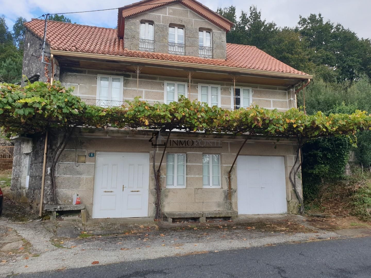 Exterior view of House or chalet for sale in Campo Lameiro  with Private garden