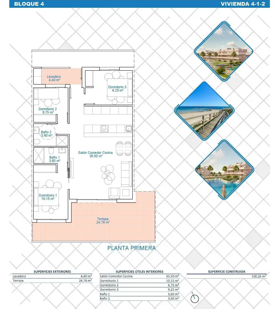 Apartamento con piscina en venta en Pilar de la Horadada ciudad, imagen 28