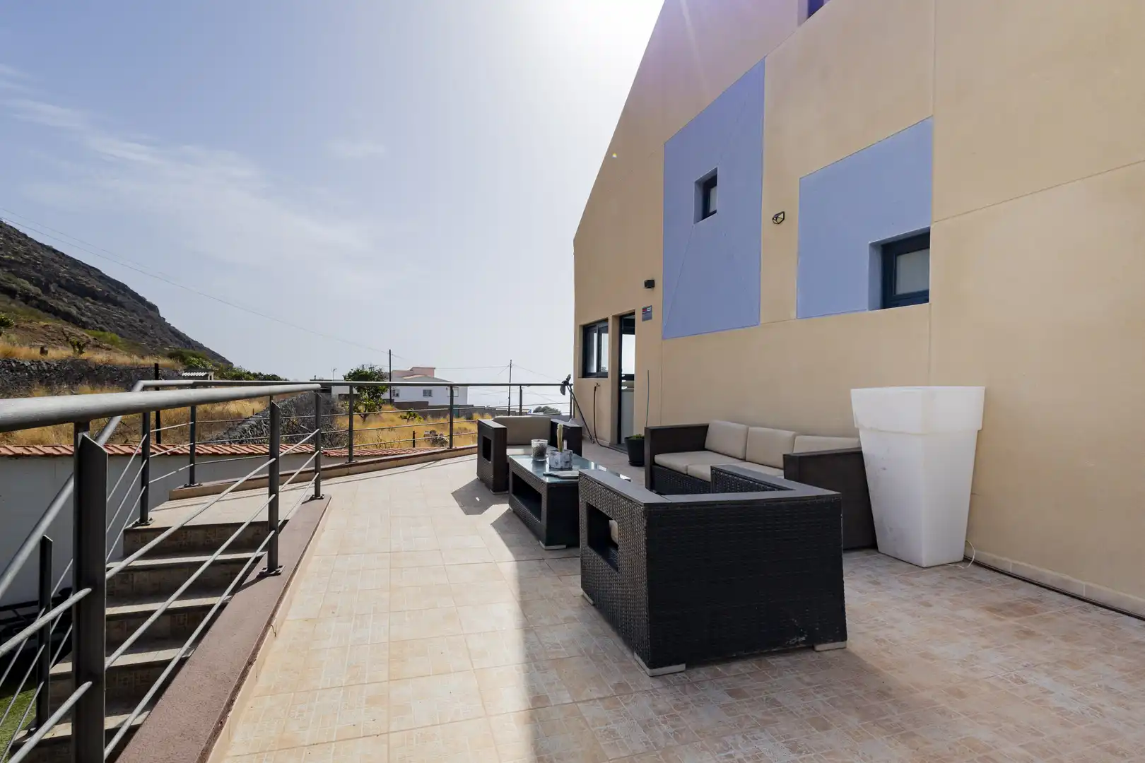 Terrasse von Haus oder Chalet zur Miete in Araya