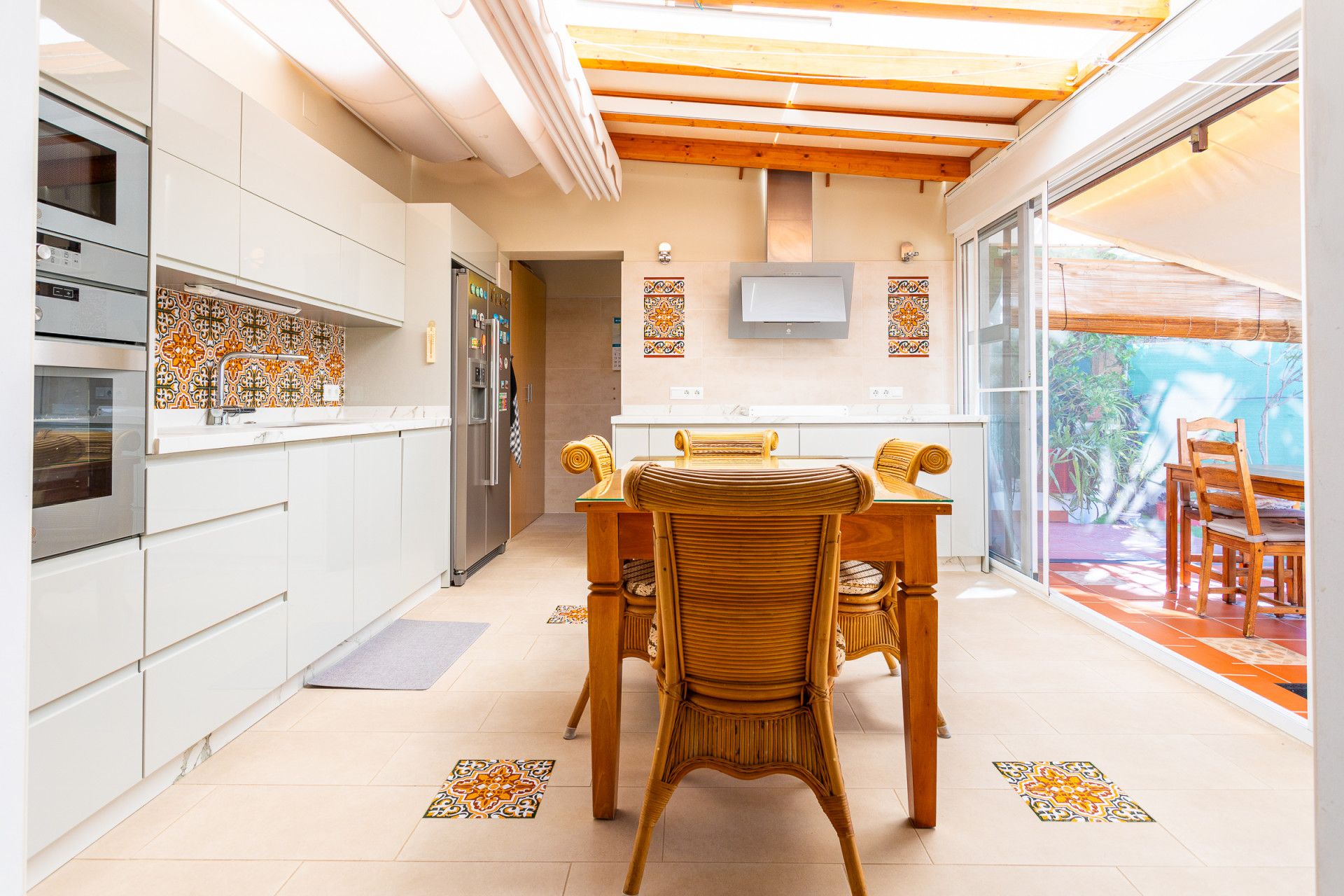 Kitchen of Single-family semi-detached for sale in Mijas  with Air Conditioner, Private garden and Terrace