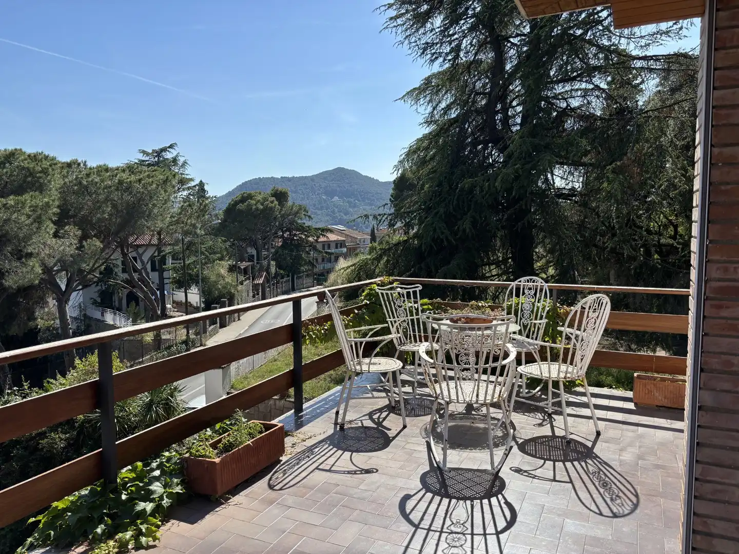 Terraza de Casa o chalet en venta en Sant Feliu de Codines con Calefacción, Jardín privado y Parquet
