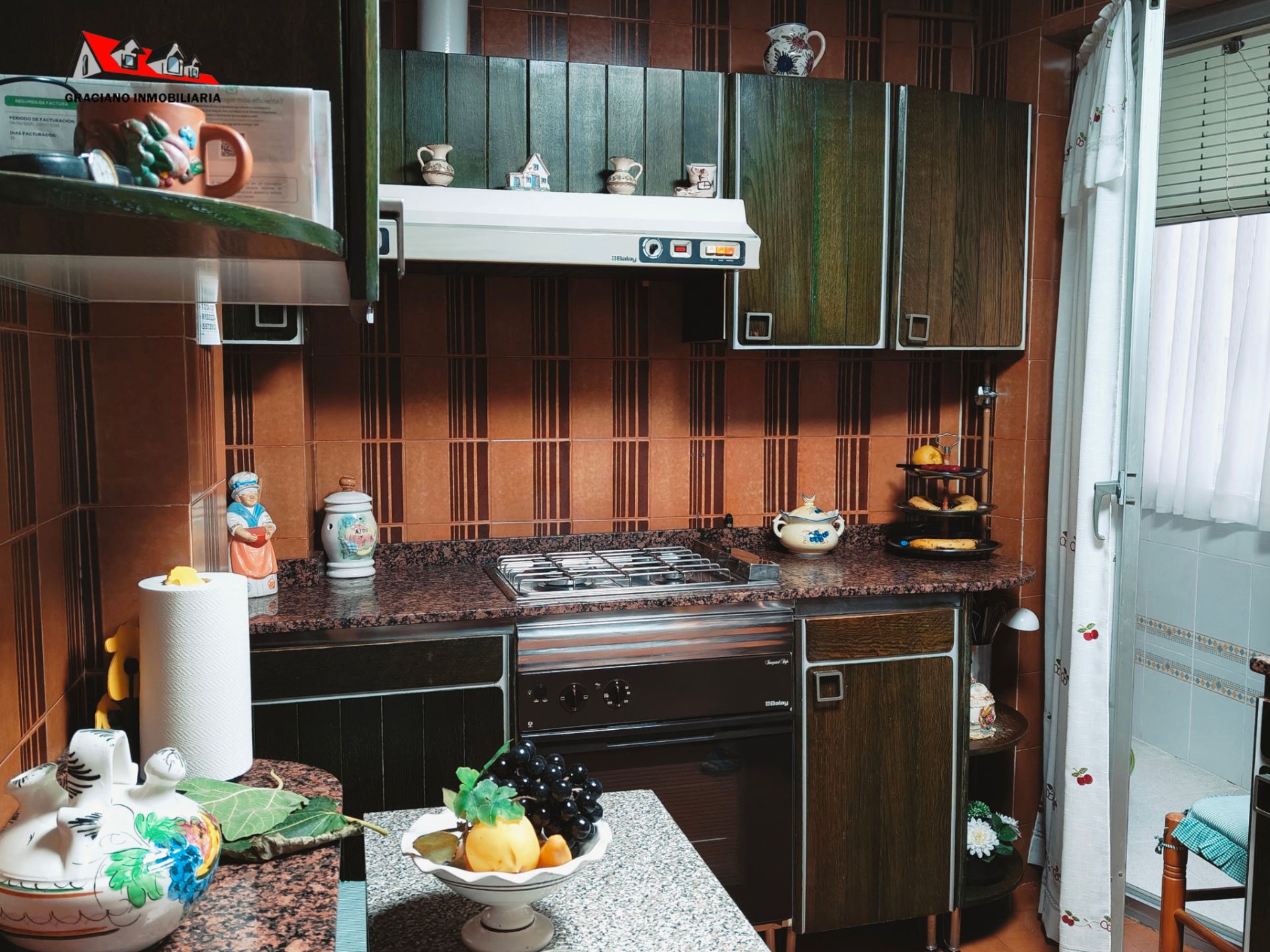 Kitchen of Flat for sale in  Albacete Capital  with Heating, Furnished and Balcony
