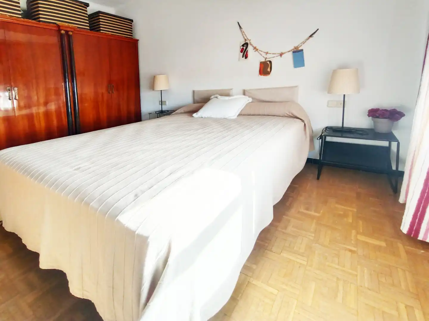 Schlafzimmer von Wohnung zum Verkauf in  Palma de Mallorca mit Klimaanlage, Parkett und Abstellraum