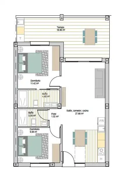 Appartement compact avec piscine à vendre à Carretera Carretera San Cayetano 4, imagen 20
