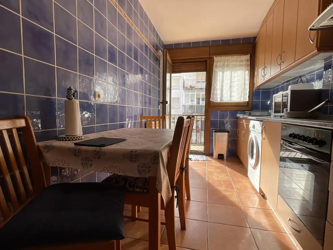 Cuina de Dúplex en venda en Santo Domingo de la Calzada amb Calefacció, Parquet i Terrassa