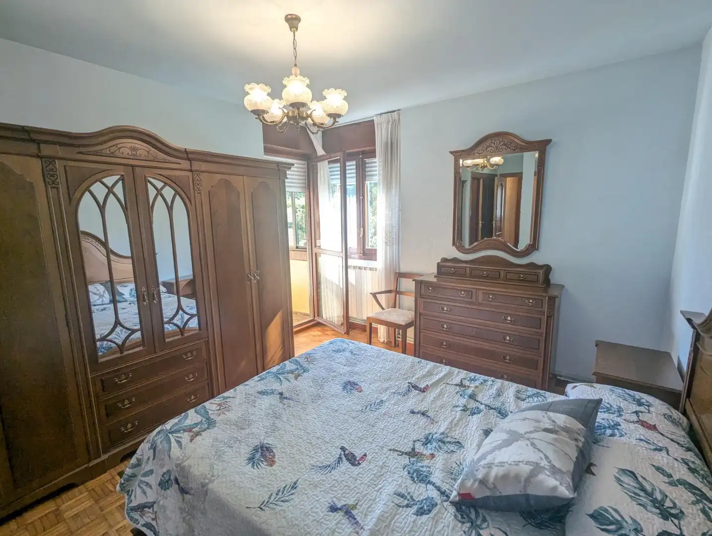 Bedroom of Flat for sale in Estella / Lizarra  with Heating, Parquet flooring and Storage room