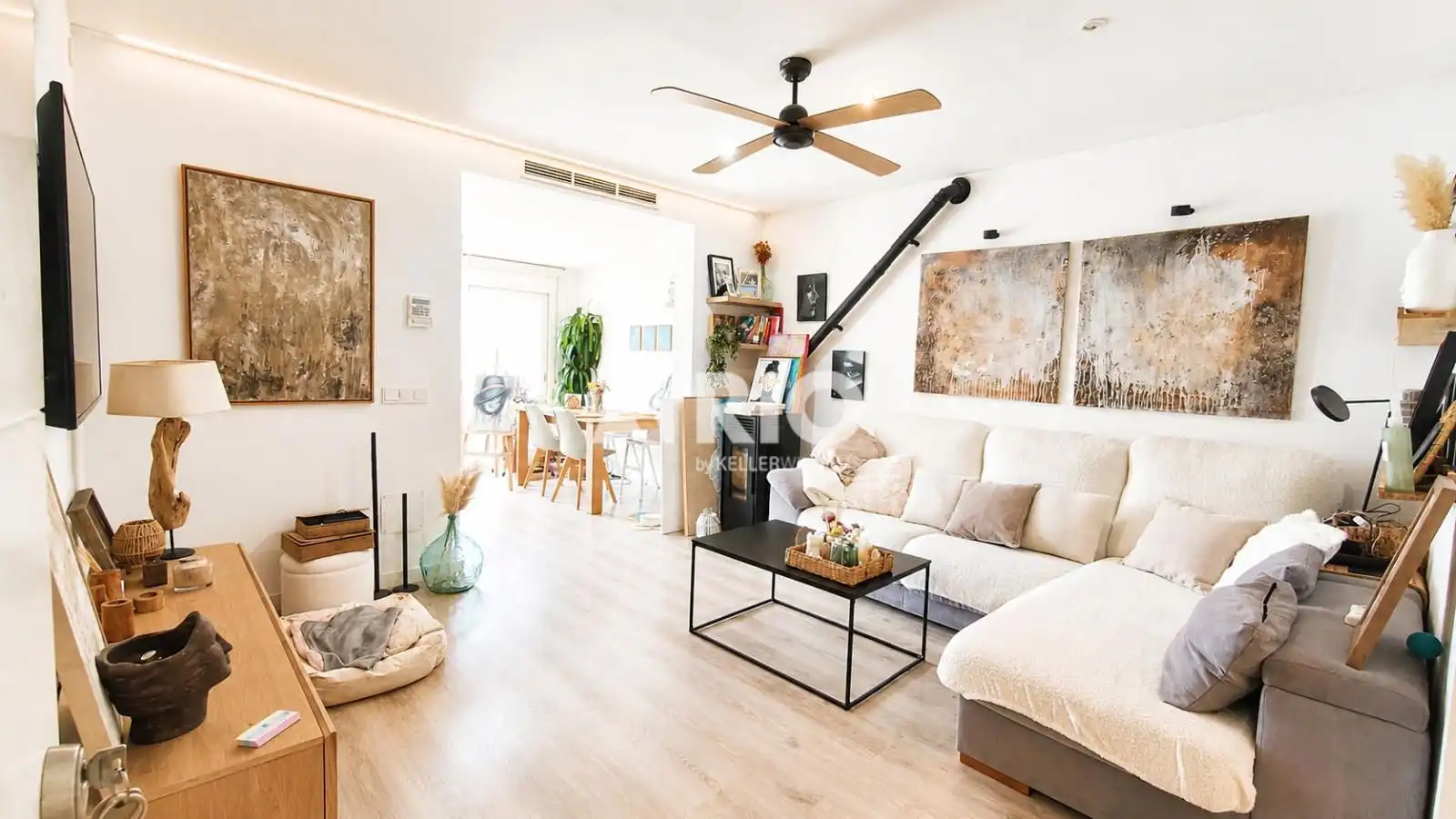 Sala d'estar de Casa o xalet en venda en  Palma de Mallorca amb Aire condicionat i Terrassa