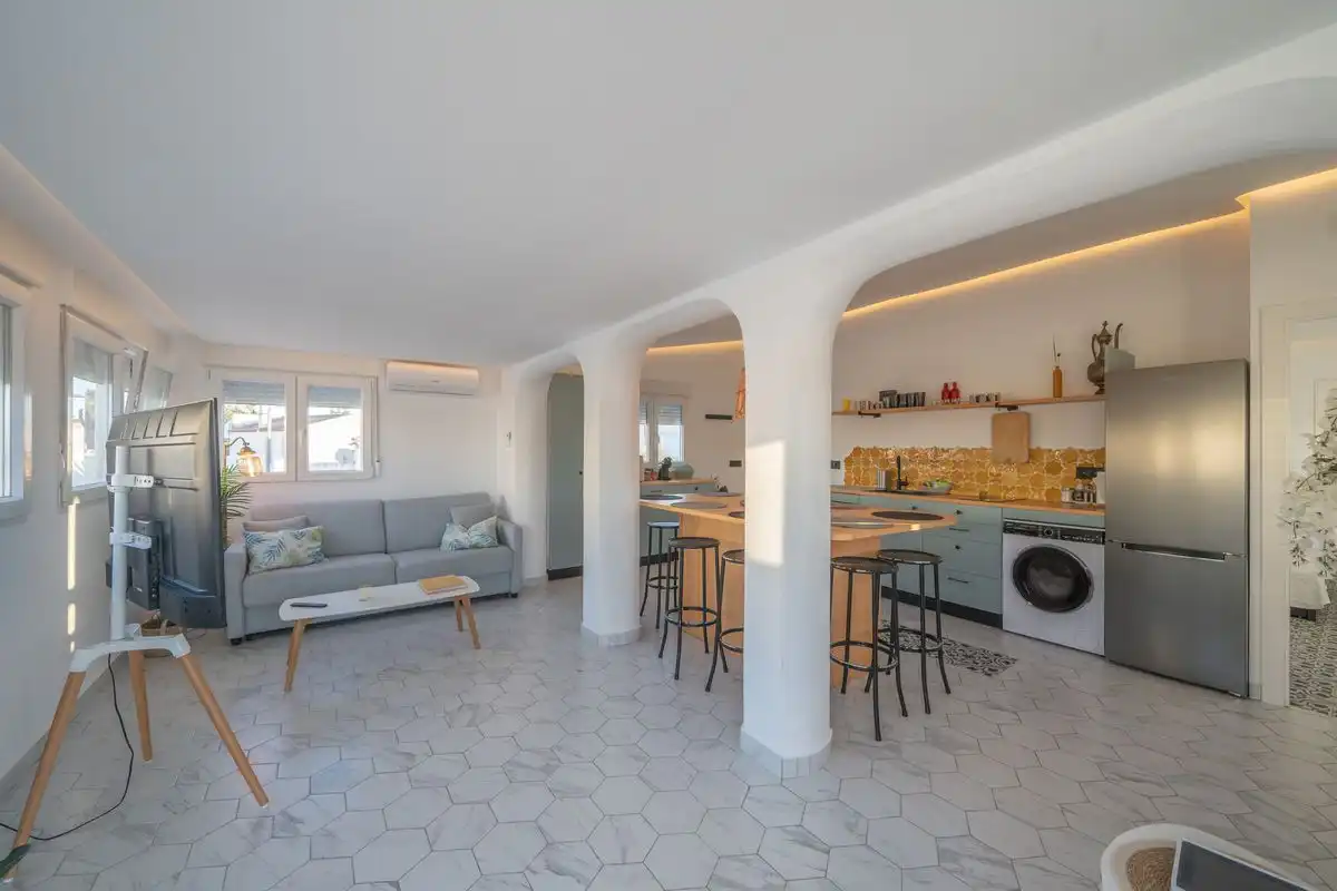 Kitchen of Houses for sale in Oliva  with Air Conditioner, Heating and Private garden