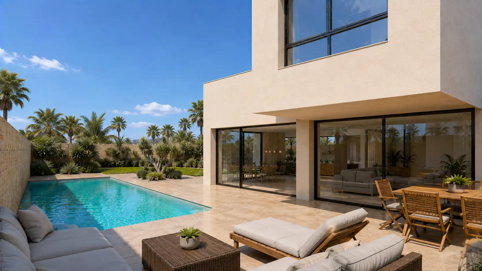 Terraza de Casa o chalet en venta en Pilar de la Horadada con Aire acondicionado, Jardín privado y Terraza