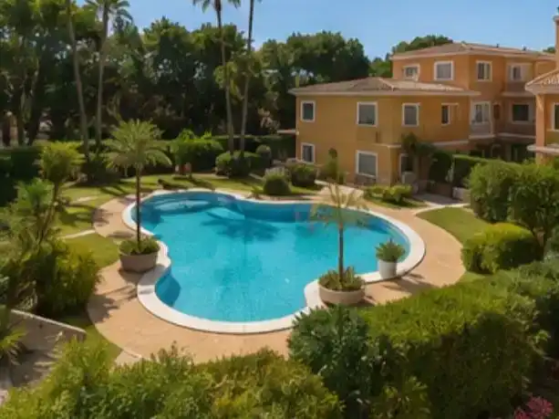 Piscina de Casa adosada en venta en Playa de San Juan - El Cabo de las Huertas