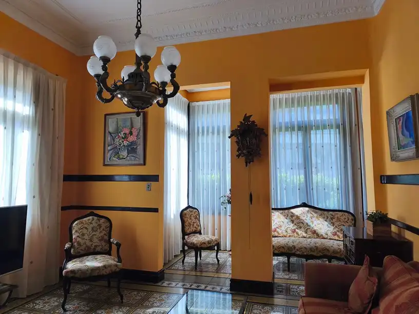 Sala de estar de Casa o chalet en venta en Nava con Amueblado