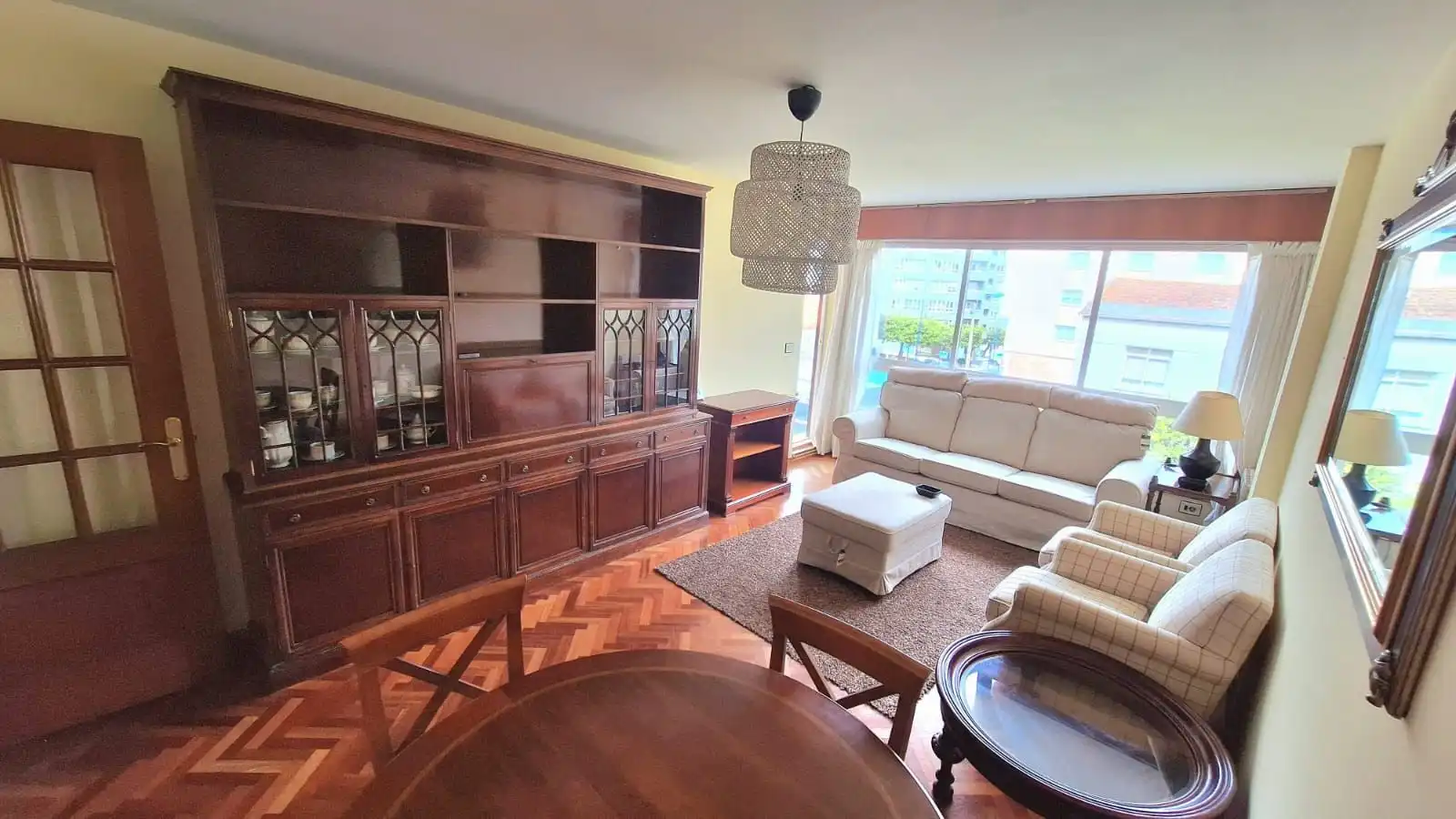 Living room of Flat for rent in Culleredo  with Heating, Terrace and Storage room