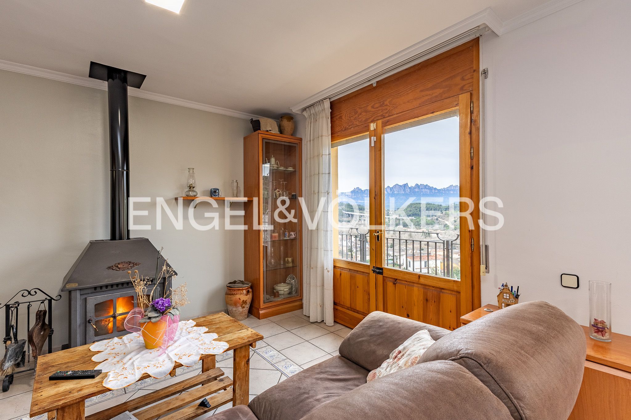 Sala d'estar de Casa o xalet en venda en El Pont de Vilomara i Rocafort amb Calefacció i Jardí privat