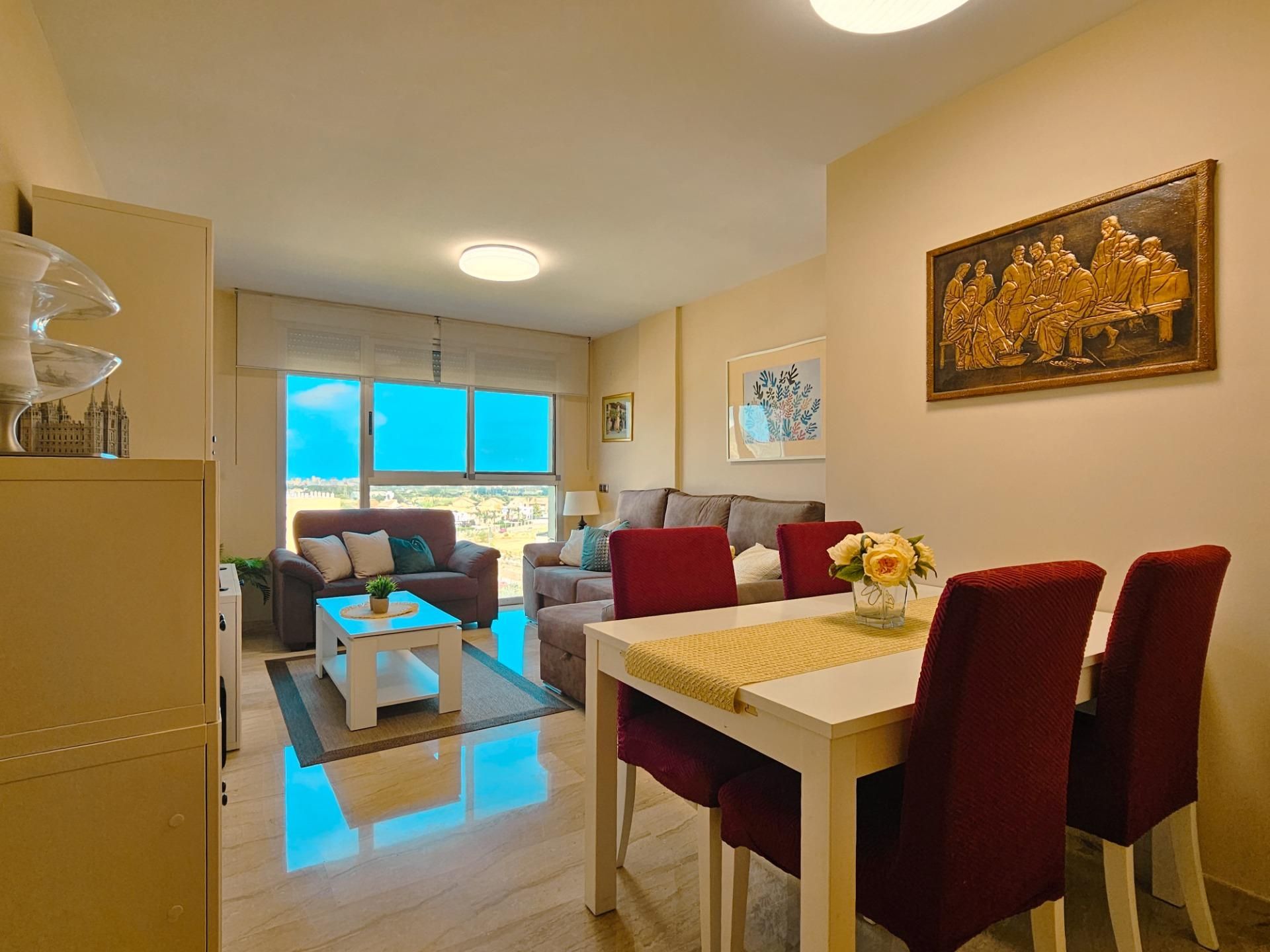 Sala d'estar de Pis en venda en Gandia amb Aire condicionat i Balcó