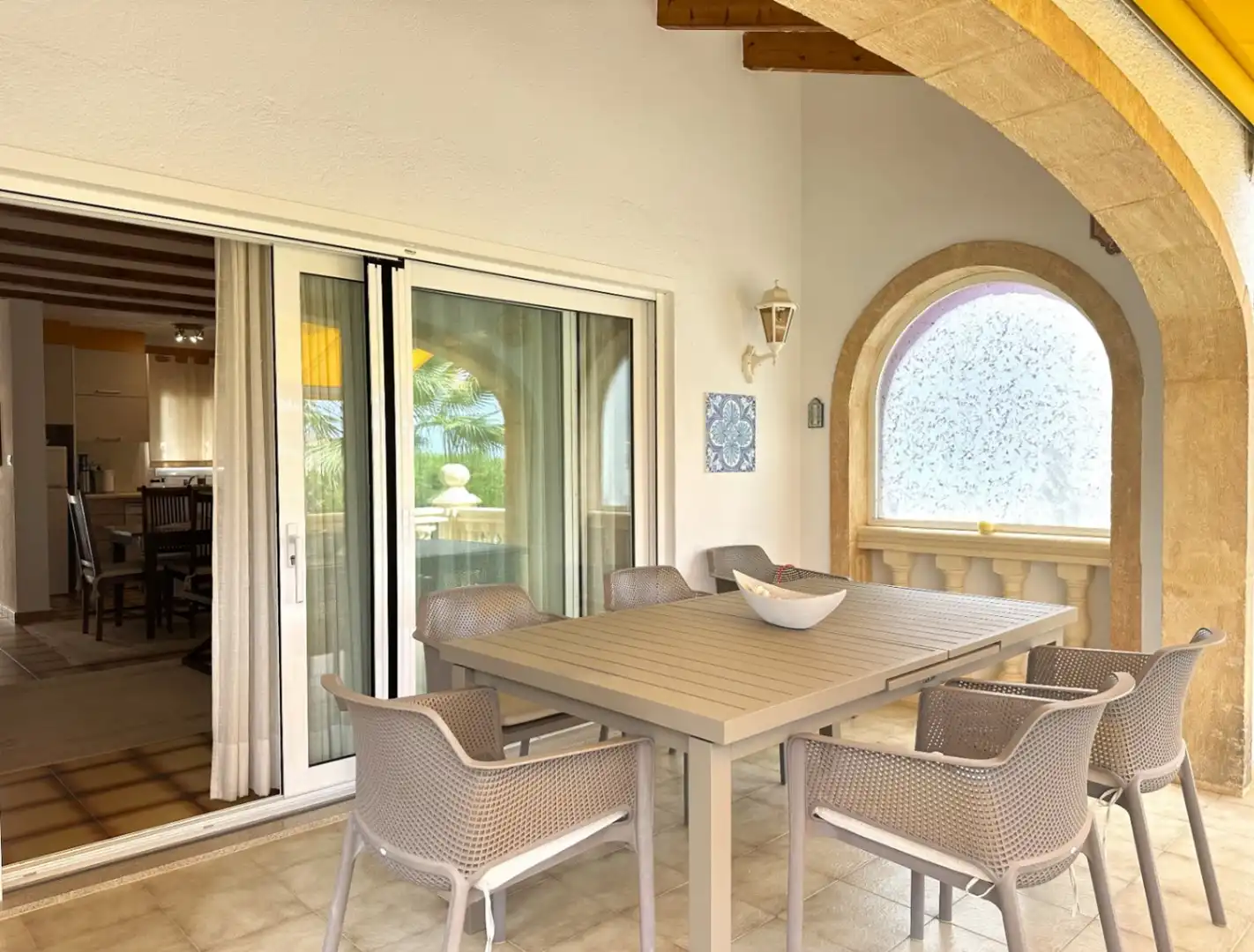 Terraza de Casa o chalet en venta en Moraira con Aire acondicionado, Calefacción y Jardín privado