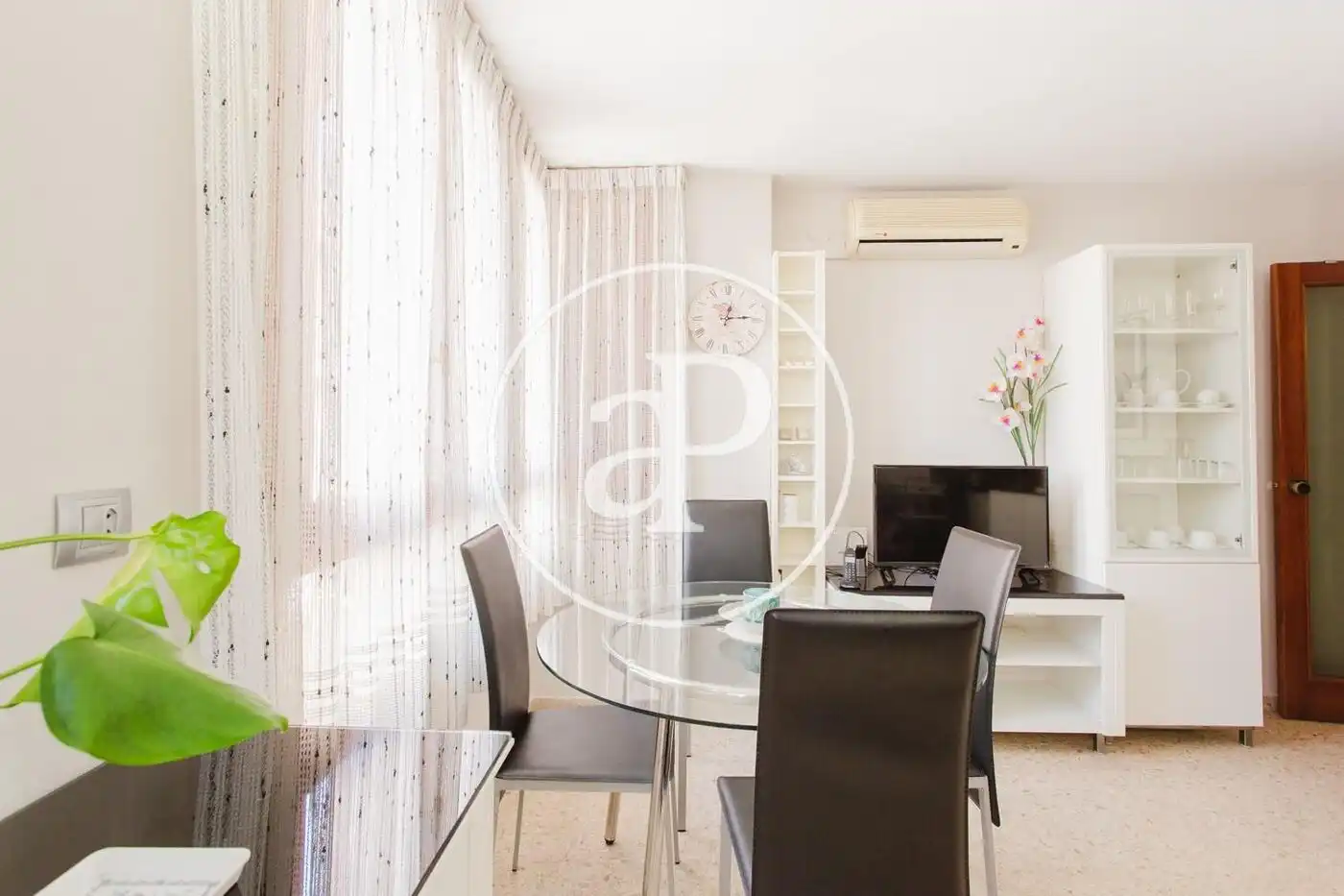 Comedor de Piso de alquiler en Valencia con Aire acondicionado, Calefacción y Amueblado