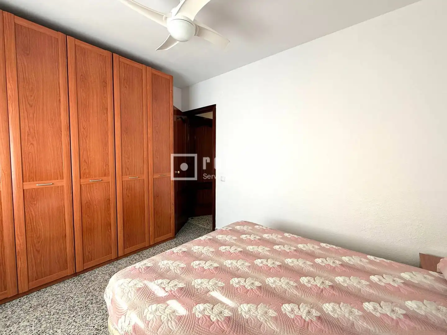 Schlafzimmer von Wohnung zur Miete in Málaga mit Klimaanlage, Terrasse und Möbliert