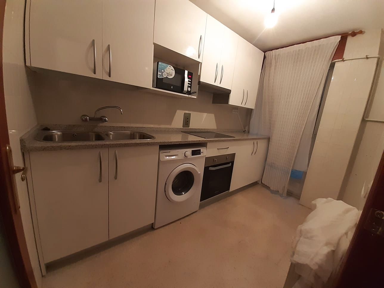 Kitchen of Flat for sale in Zamora Capital   with Heating