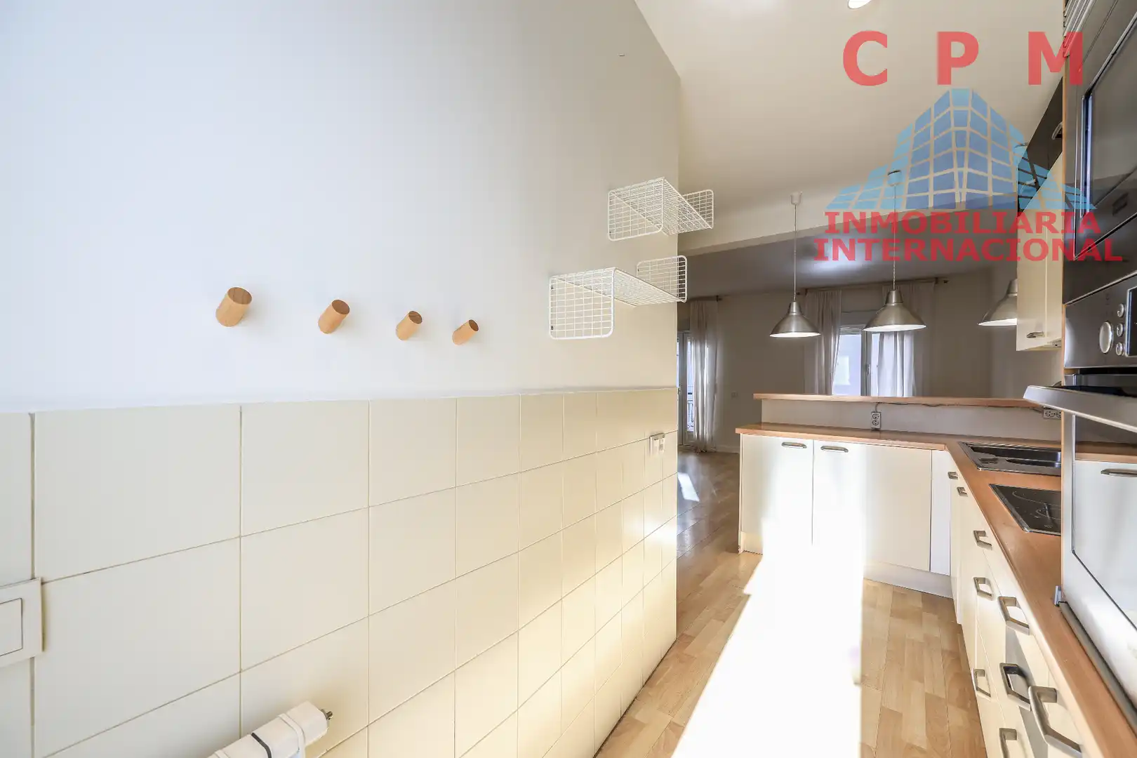 Cocina de Piso de alquiler en Madrid con Aire acondicionado, Calefacción y Parquet