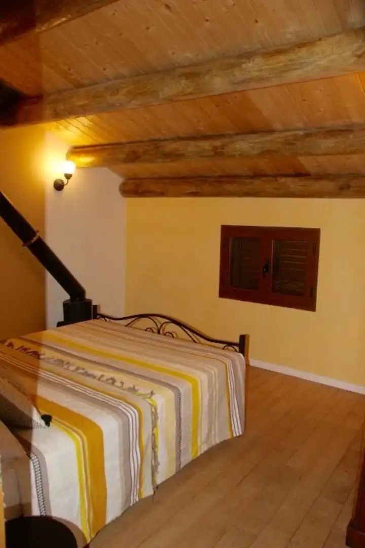 Bedroom of Houses for sale in Bierge  with Heating, Private garden and Storage room