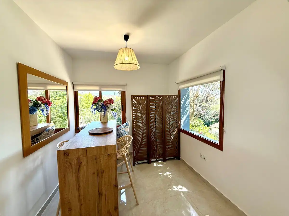Terraza de Casa o chalet de alquiler en Marbella con Aire acondicionado, Jardín privado y Piscina