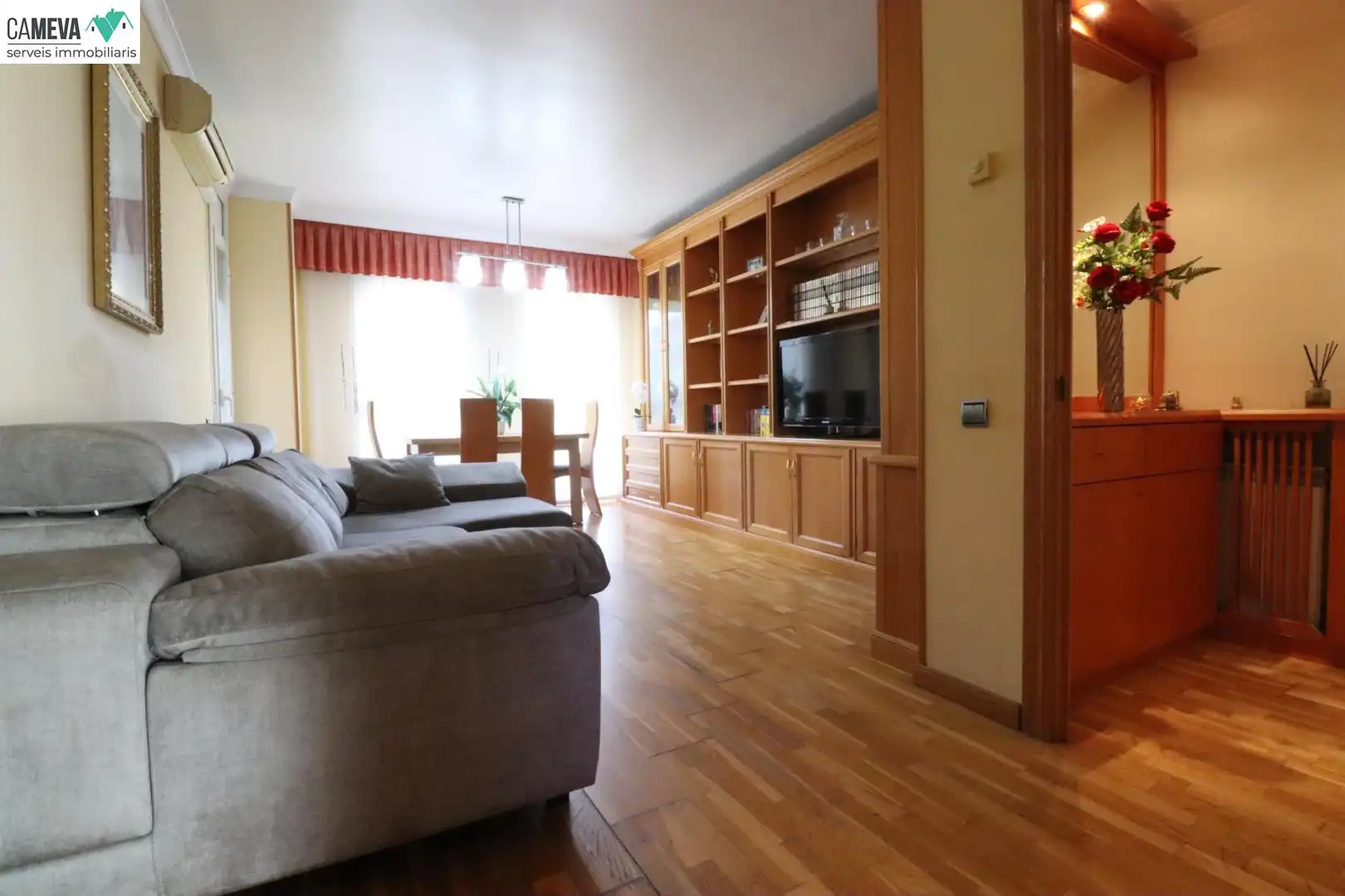Sala de estar de Piso en venta en Sabadell con Aire acondicionado, Calefacción y Parquet
