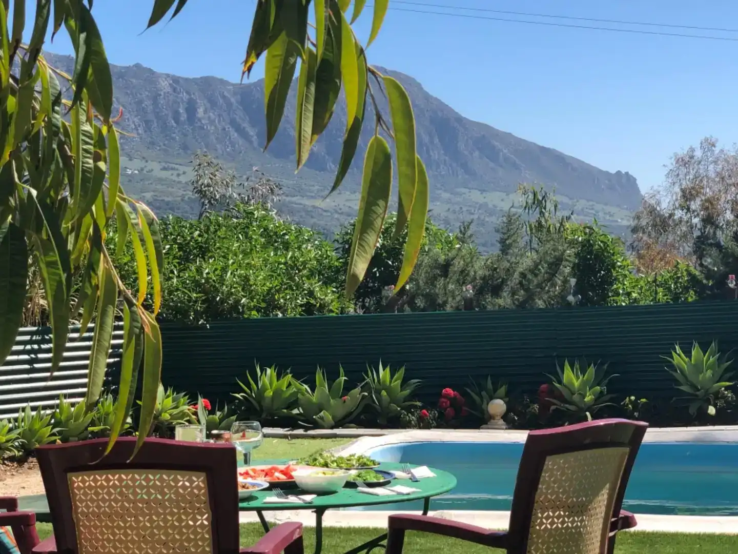 Jardí de Casa o xalet en venda en Gaucín amb Aire condicionat i Piscina