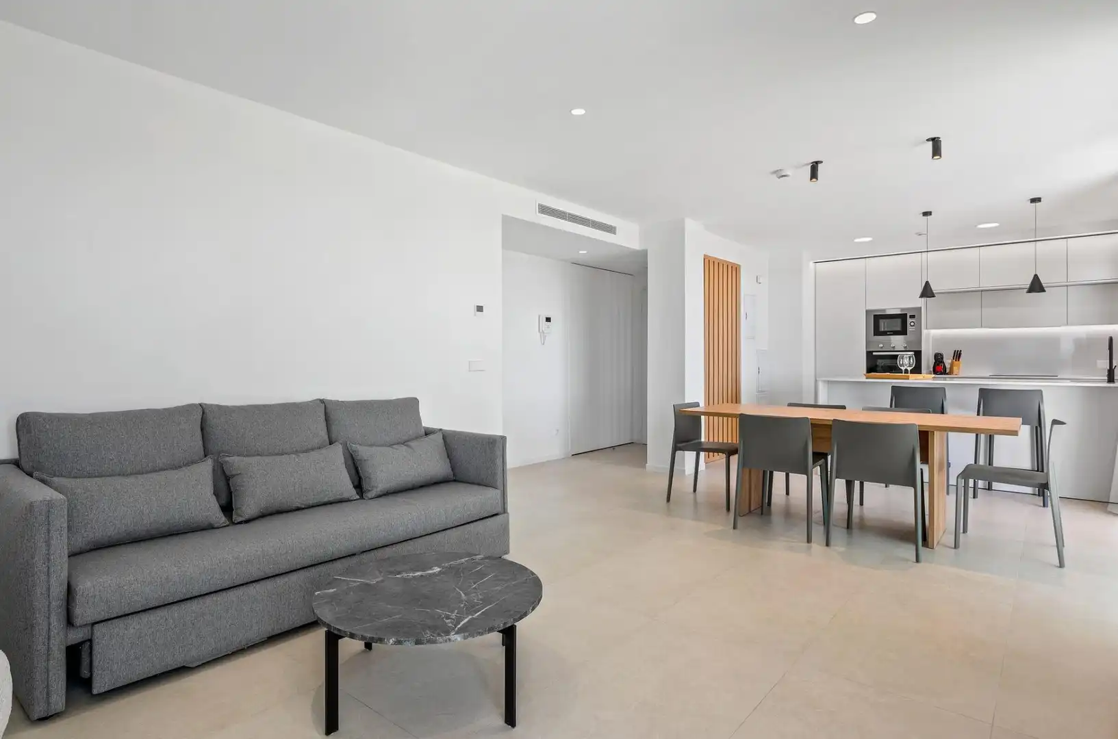 Sala de estar de Apartamento en venta en Los Alcázares con Aire acondicionado, Calefacción y Terraza