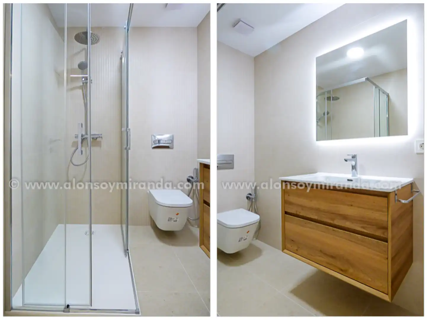 Badezimmer von Wohnung zur Miete in Gijón  mit Heizung und Abstellraum