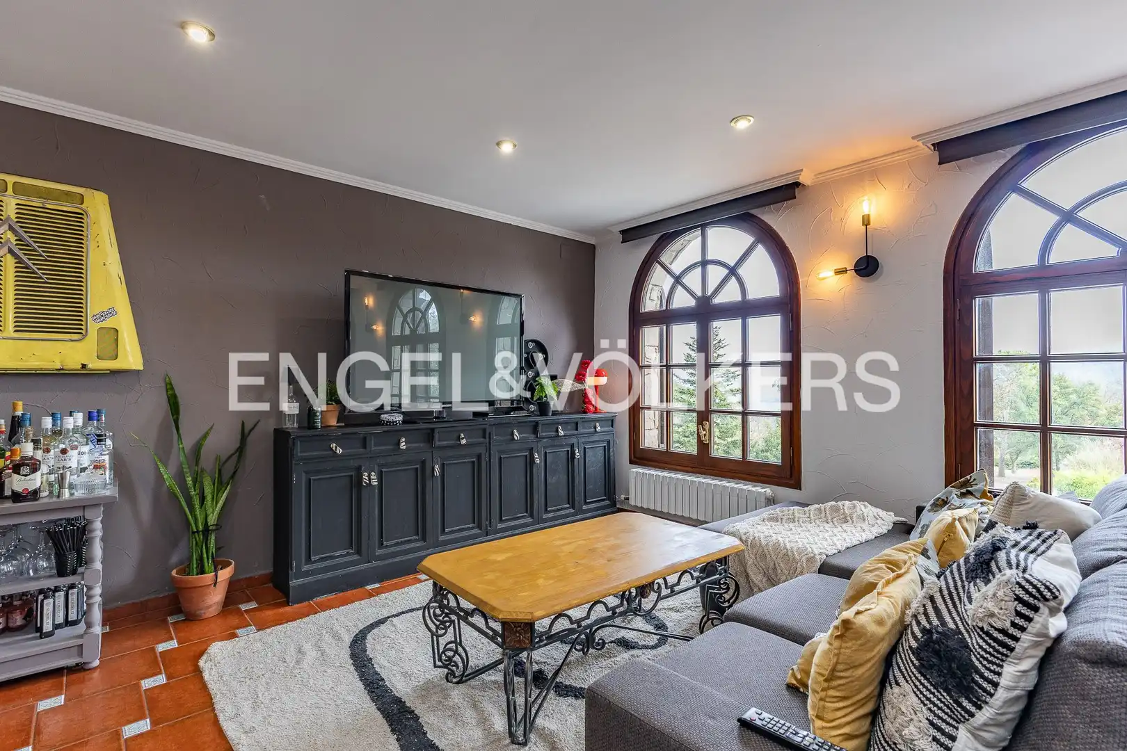 Living room of Houses for sale in Sant Salvador de Guardiola  with Air Conditioner, Heating and Private garden